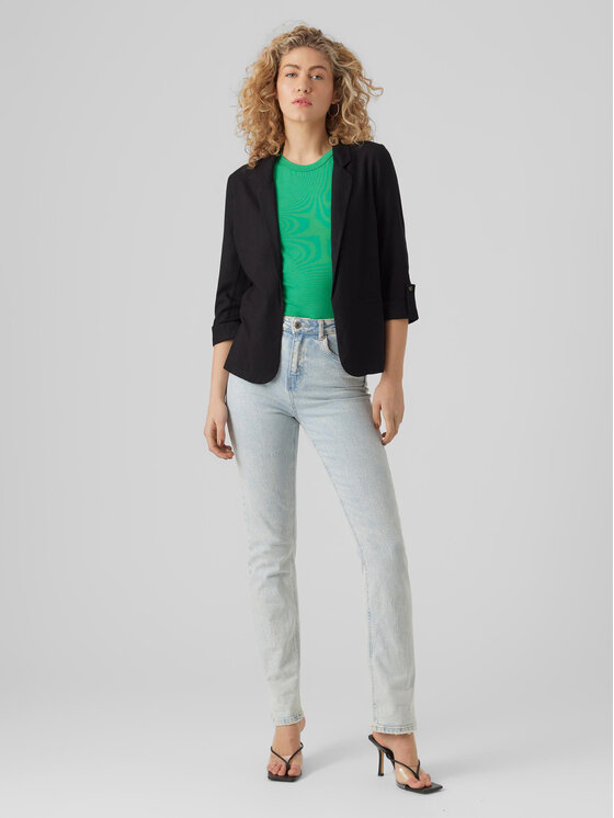 Vero Moda Vero Moda Marynarka Jesmilo 10279700 Czarny Regular Fit