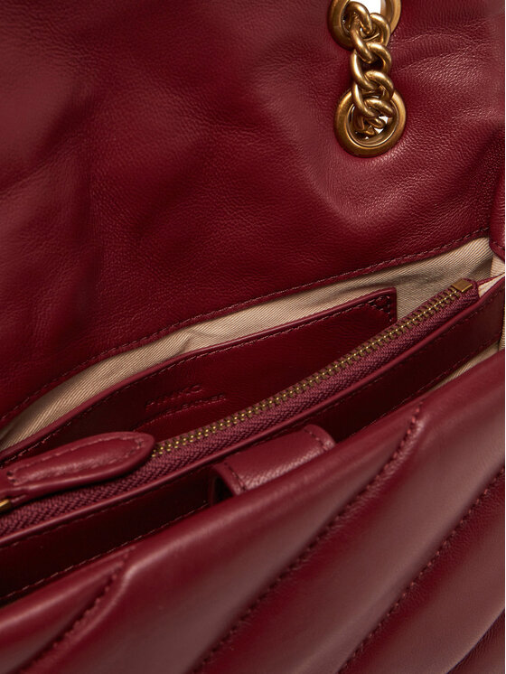 PINKO PINKO Soma Love Puff Mini Cl PE 25 PLTT 100039 A0F2 Bordo