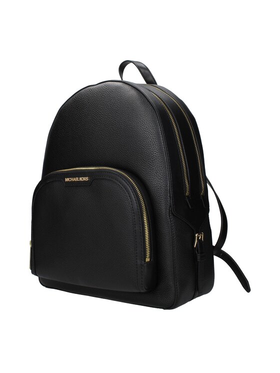 Michael Kors Michael Kors Plecak Black Leather Backpack Czarny