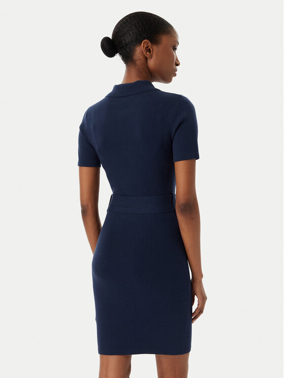 Guess Guess Strickkleid V6RK08 Z4642 Dunkelblau Slim Fit