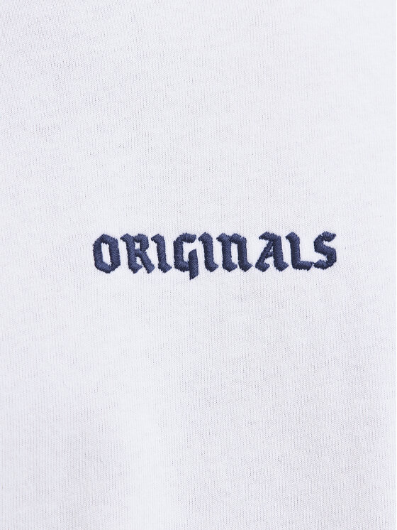 Jack & Jones Jack & Jones T-shirt Meadows Minimal 12283630 Bijela Loose Fit