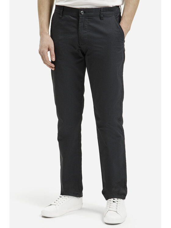 Cross Jeans Cross Jeans Chinosy F 194-282 Czarny Tapered Leg