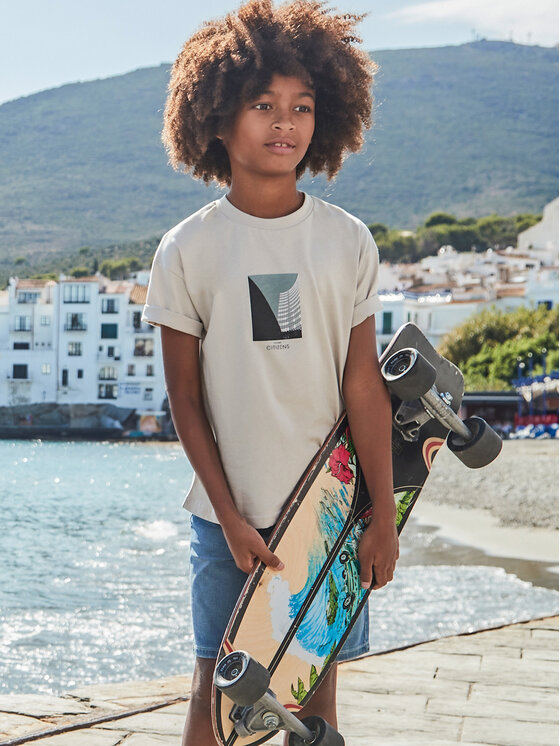 Mayoral Mayoral T-shirt 6001 Bež Regular Fit