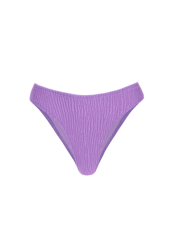 Miss Lou Miss Lou Bikini pezzo sotto D-SP1-FL Viola