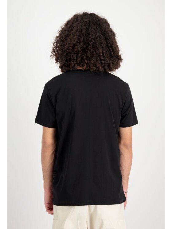 Alpha Industries Alpha Industries T-Shirt 100501CB Czarny Regular Fit