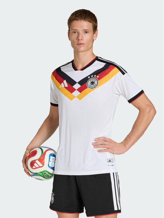 adidas adidas Koszulka techniczna Niemcy Biały Slim Fit