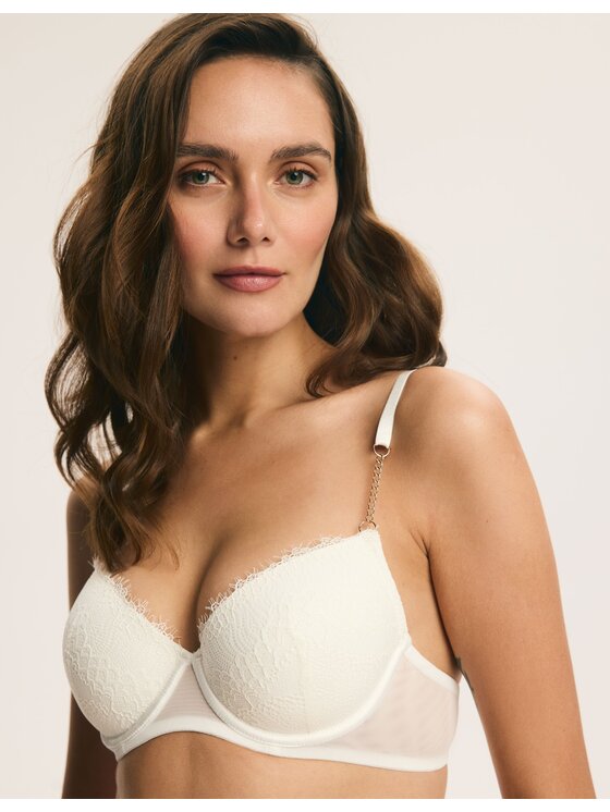 Esotiq Esotiq Biustonosz push-up 45694 Biały