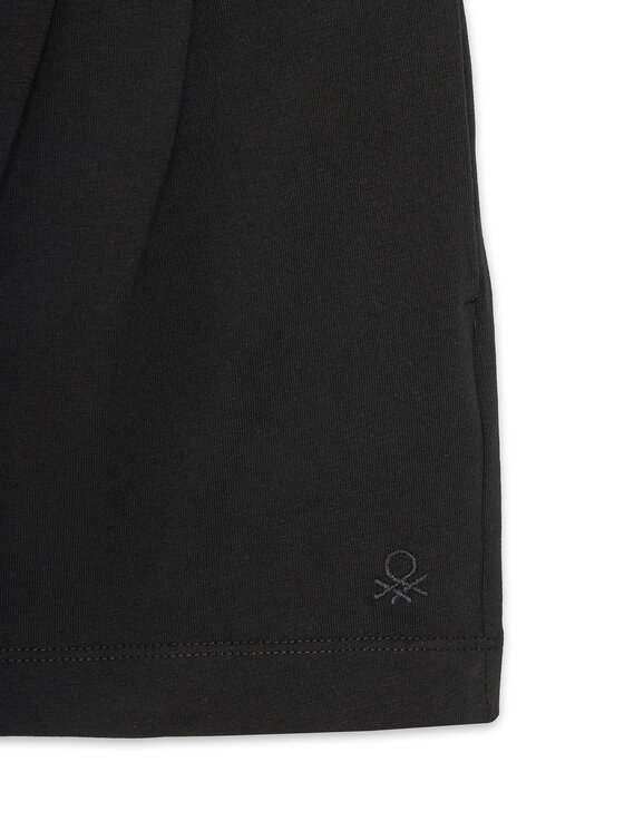 United Colors Of Benetton United Colors Of Benetton Sporta šorti 3BL0C903I Melns Regular Fit
