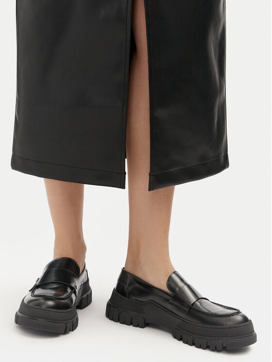 あんころ Max Mara WEEKENDLINE／ マック42サイズ Weekend Max Mara Loafersy Conero 2425526015600 Czarny