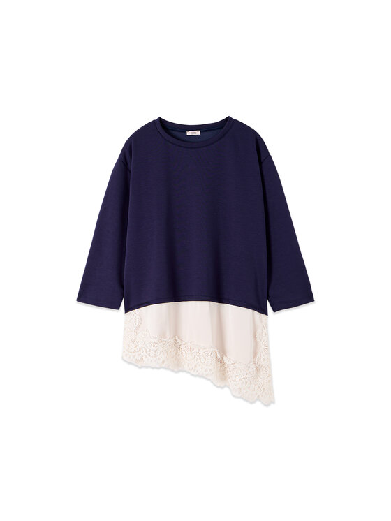 Oltre Oltre Felpa G896J004895N0Z4 Blu Regular Fit