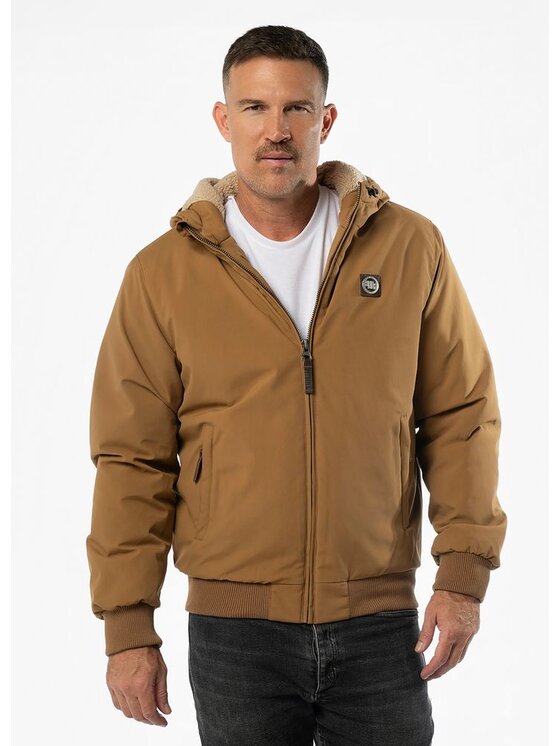 PITBULL PITBULL Kurtka przejściowa ELKWOOD III Żółty Regular Fit