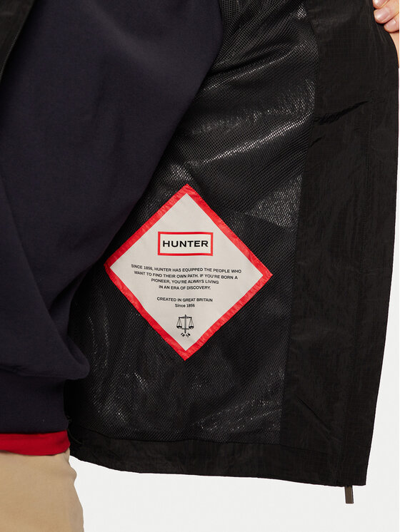 Hunter Hunter Übergangsjacke Trevor HARM0030242 Schwarz Regular Fit