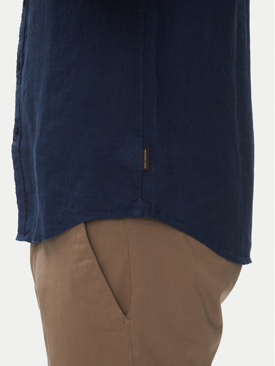 Michael Kors Michael Kors Cămașă CS1400I4YT Bleumarin Slim Fit