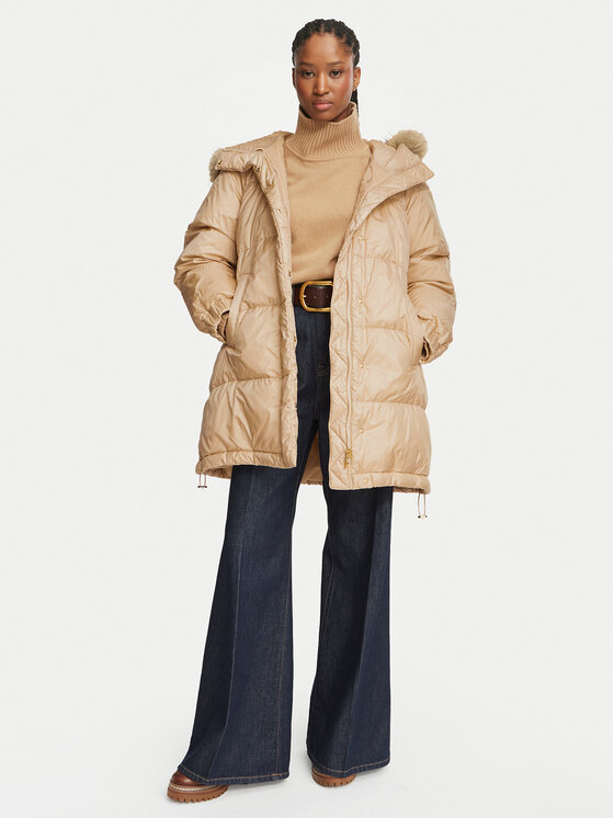 Weekend Max Mara Weekend Max Mara Kurtka zimowa Anfora 2625496062 Beżowy Regular Fit