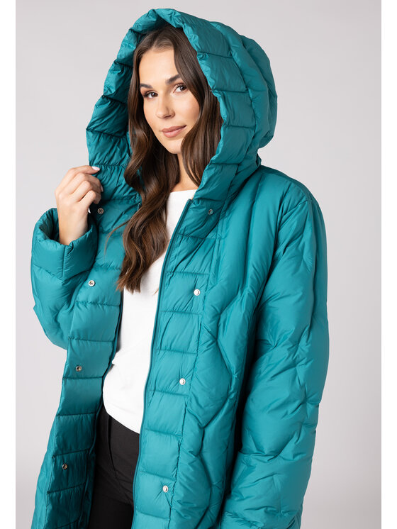 QUIOSQUE QUIOSQUE Zimné bundy QUIOSQUE 9VD003903 Zelená Regular Fit