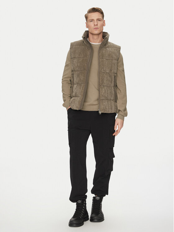 Save The Duck Save The Duck Елек D81438M VELY19 Бежов Regular Fit