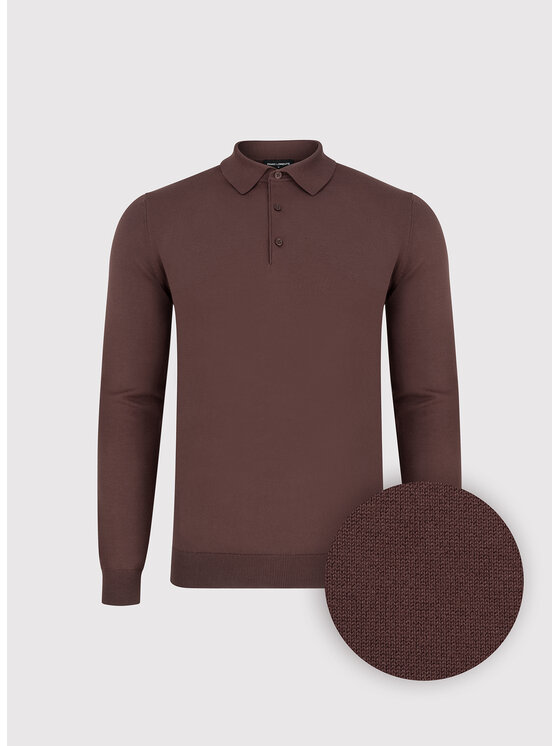 Pako Lorente Pako Lorente Sweter P26SF-2X-004 Brązowy Classic Fit