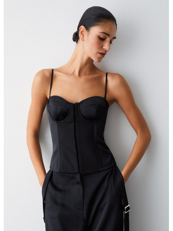 Liu Jo Liu Jo Top PA6051T406622222 Nero Regular Fit