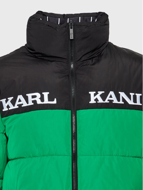 Karl Kani Karl Kani Giubbotto invernale Retro 6076822 Verde Regular Fit