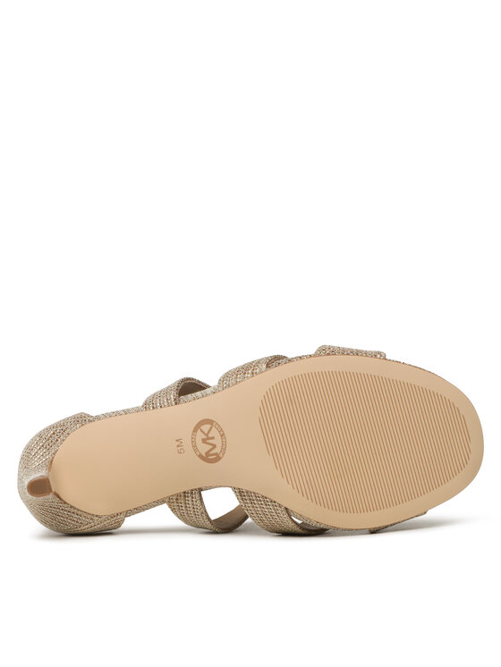 Michael Kors Michael Kors Σανδάλια Kinsley Sandal 40S3KSMS1D Χρυσό