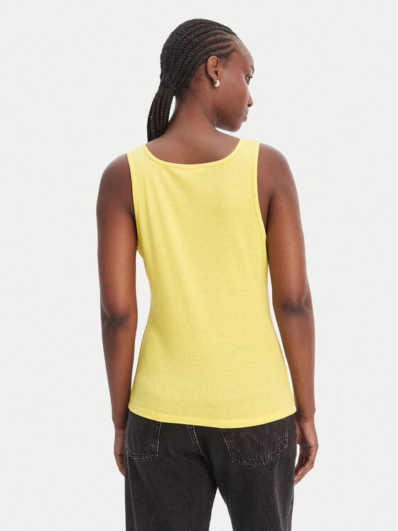 Liu Jo Sport Liu Jo Sport Top TA6173 J3845 Kollane Regular Fit