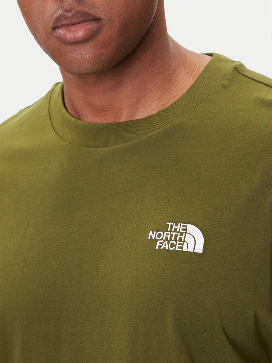 The North Face The North Face Póló Simple Dome NF0A87NR Zöld Oversize