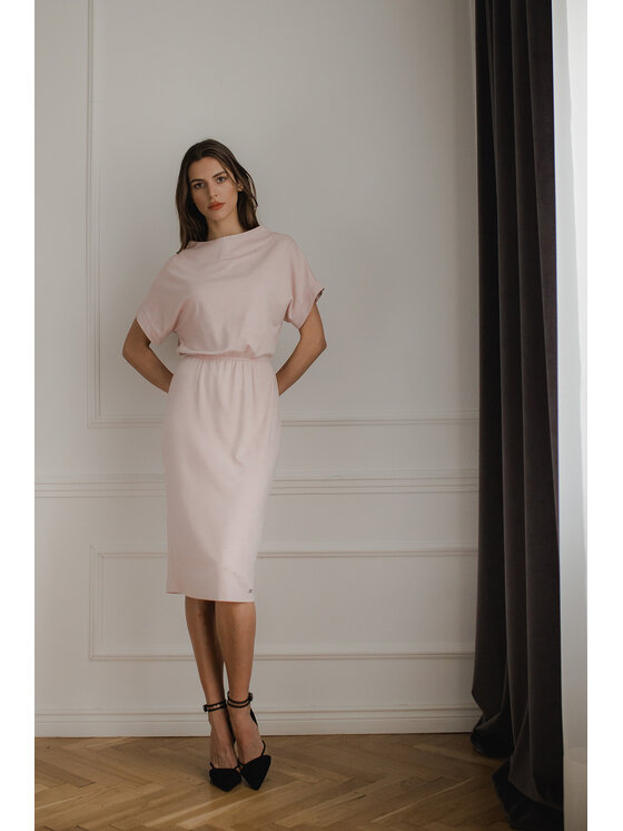 Lenitif Lenitif Vestito L087 Rosa Regular Fit