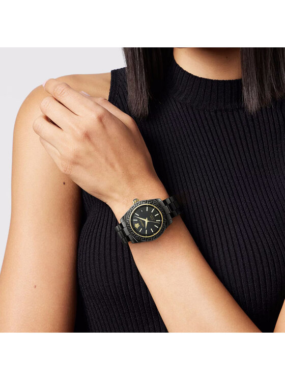 Versace Versace Zegarek VE6B00123 Czarny