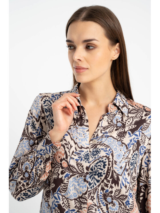 CLICK CLICK Košile 10-6908 Barevná Regular Fit