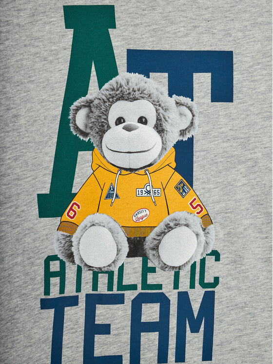 United Colors Of Benetton United Colors Of Benetton Majica 3I1XG10F3 Siva Regular Fit