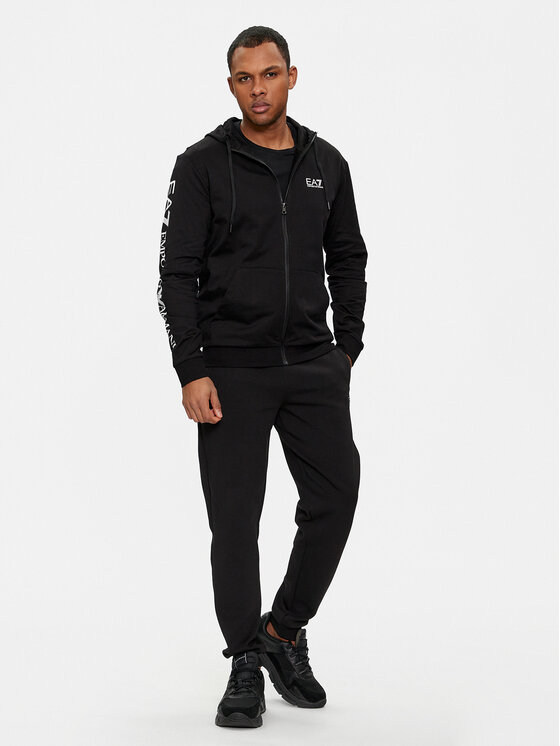EA7 Emporio Armani EA7 Emporio Armani Majica dugih rukava 7M000568 AF13512 MC001 Crna Regular Fit