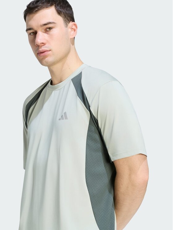 adidas adidas Koszulka techniczna 167794 Kremowy Regular Fit
