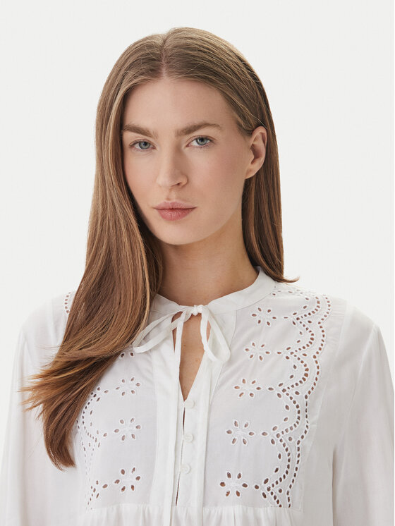 ONLY ONLY Bluzka Lennyo 15366732 Biały Regular Fit