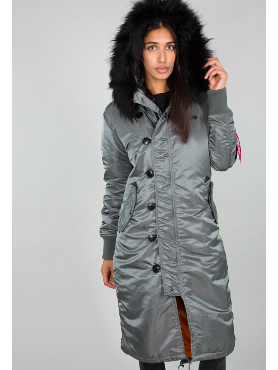 Alpha Industries Alpha Industries Parka 198013 Zielony Regular Fit