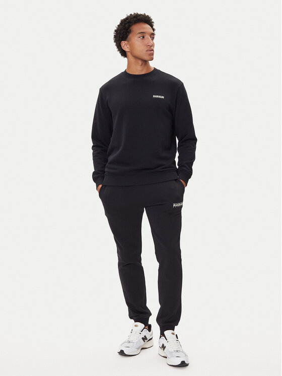 Napapijri Napapijri Суитшърт B-Small Box C NP0A88TP Черен Relaxed Fit