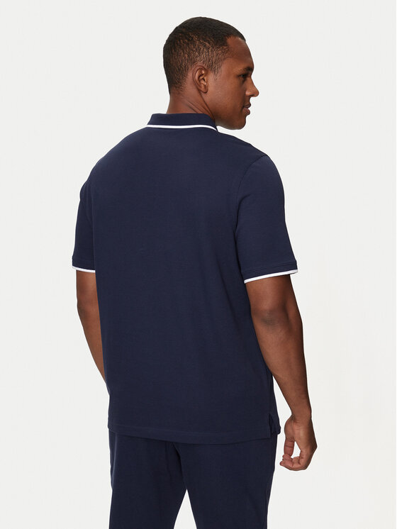 Reebok Reebok Polo Identity Small Logo Polo 100073032 Tamnoplava Regular Fit