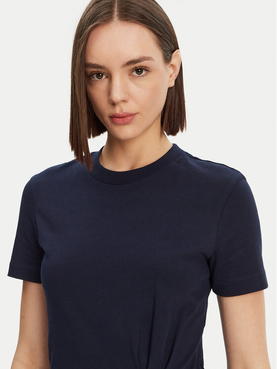 Lacoste Lacoste Ikdienas kleita EF0583 Tumši zils Regular Fit