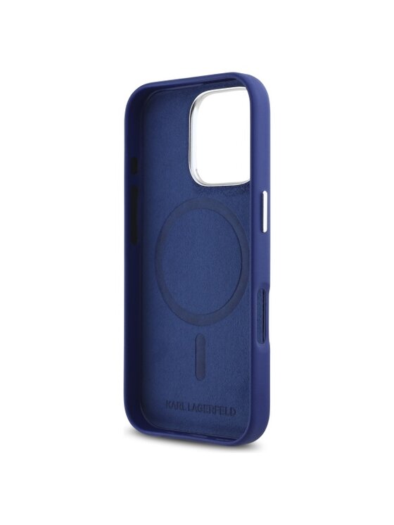KARL LAGERFELD KARL LAGERFELD Etui na telefon iPhone 16 Pro Max Niebieski