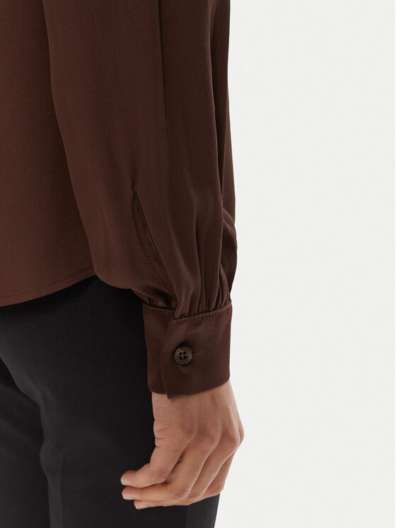 Liu Jo Liu Jo Srajca MF5106 T2578 Rjava Regular Fit