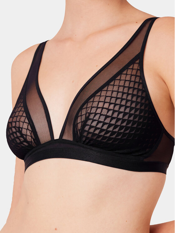 Triumph Triumph Biustonosz braletka Mysterious Spotlight 10217892 Czarny