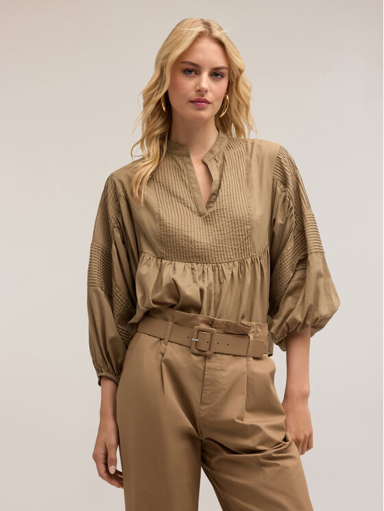 Motivi Motivi Blusa 2675W000725N012 Verde Over Fit