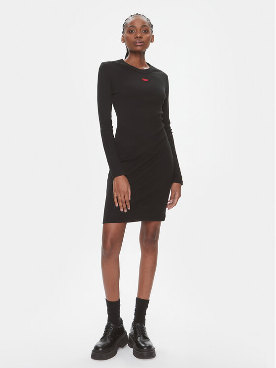 HUGO Hugo Rochie de zi Nemalia 50508635 Negru Slim Fit