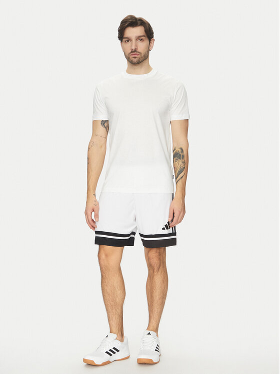 adidas adidas Sportske kratke hlače Squadra 25 JH3412 Bijela Regular Fit