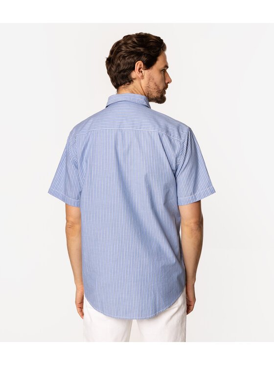 Lee Cooper Lee Cooper Koszula WILSON2 1112 Niebieski Comfort Fit