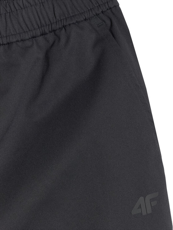 4F 4F Spodnie materiałowe SPORT STORIES 25/26 Czarny Loose Fit