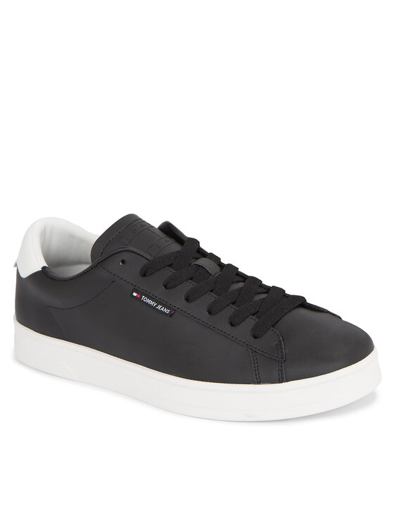 Tommy Jeans Tommy Jeans Αθλητικά Tjm Leather Low Cupsole EM0EM01374 Μαύρο