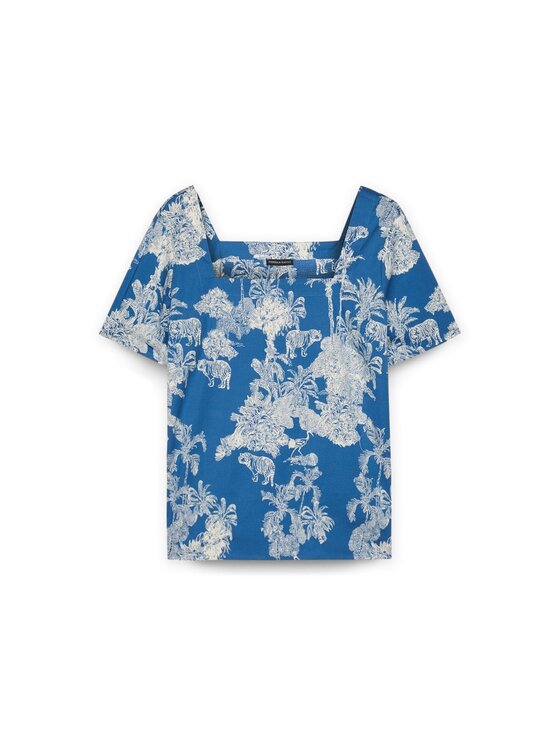 Fiorella Rubino Fiorella Rubino Blusa 2781T002279N0S1 Blu Regular Fit