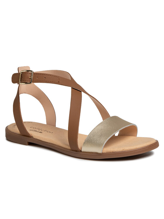 Clarks Clarks Sandále Bay Rosie 261493374 Hnedá