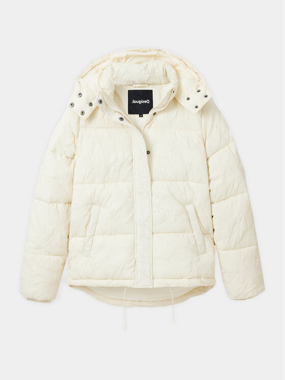 Desigual Desigual Winterjacke 23WWEW72 Beige Regular Fit