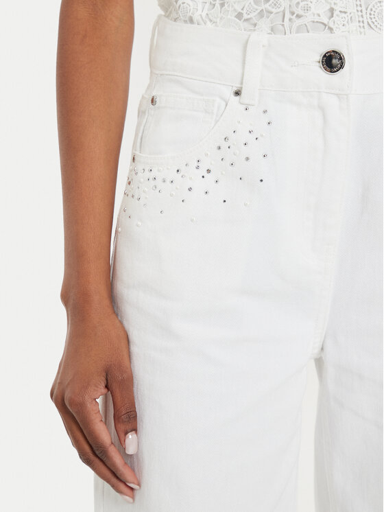 Morgan Morgan Jeans 242-PEZEL Weiß Wide Leg
